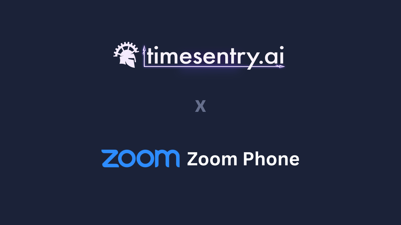 Zoom integration with TimeSentry